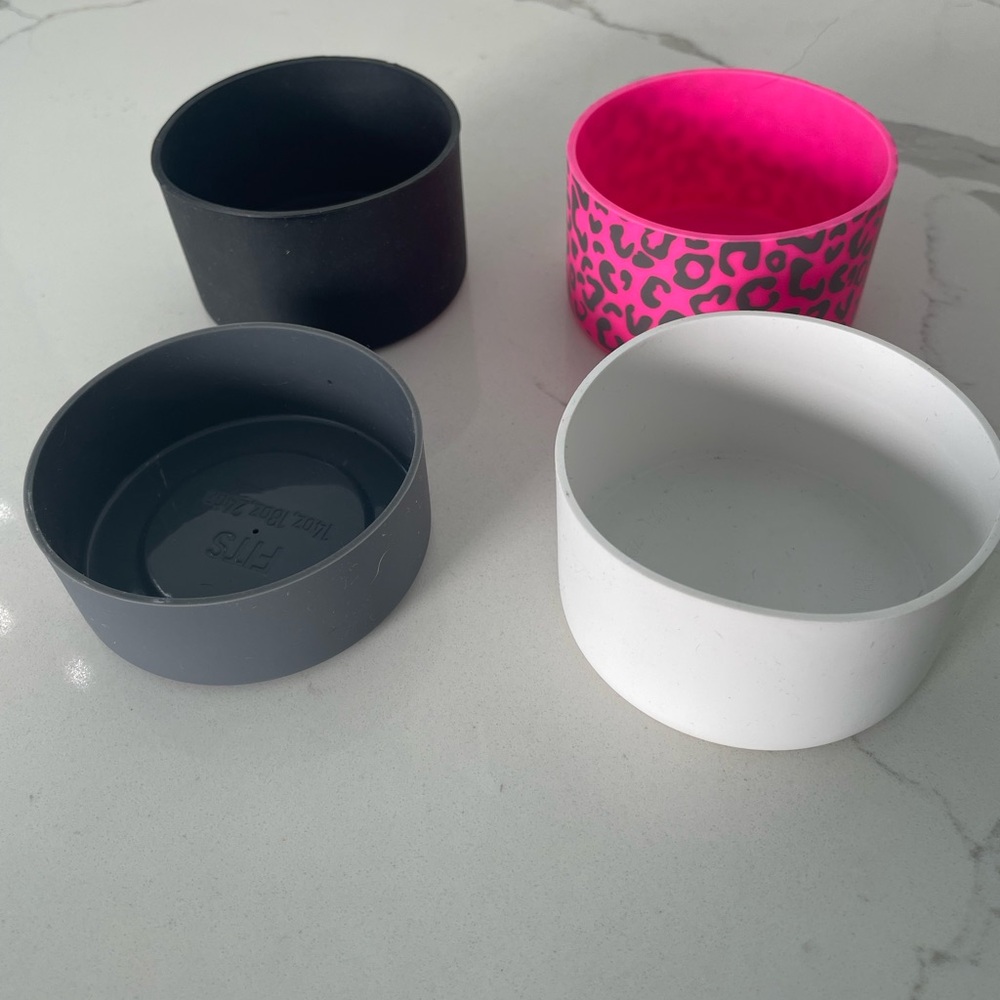 Silicone Tumbler Boot Set of 4